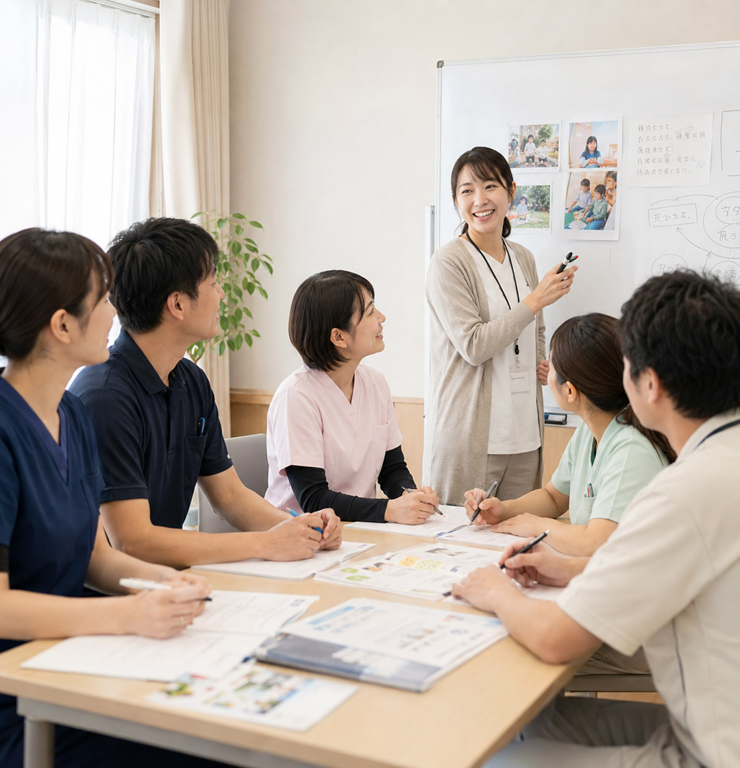 研修・スキルアップ支援 社会福祉法人 立葵会 岐阜県瑞穂市「タチアオイの教室」