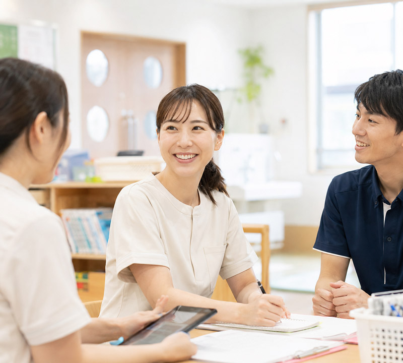 こんな働き方ができます 子育てしながら働く 社会福祉法人 立葵会 岐阜県瑞穂市「タチアオイの教室」