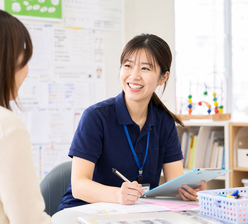 こんな働き方ができます 転職・キャリアチェンジ 社会福祉法人 立葵会 岐阜県瑞穂市「タチアオイの教室」