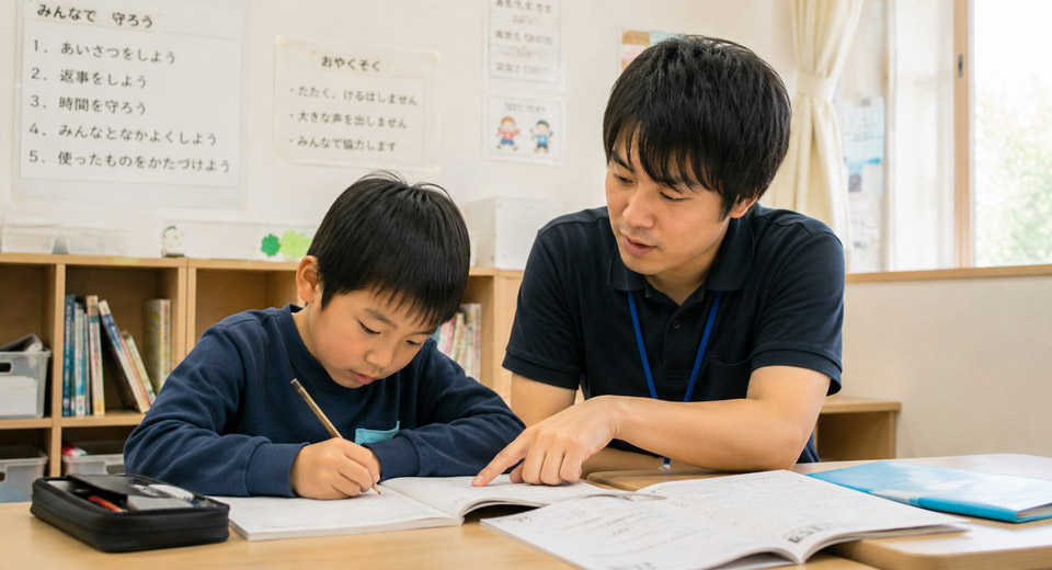 仕事内容 学習支援・宿題サポート 社会福祉法人 立葵会 岐阜県瑞穂市「タチアオイの教室」