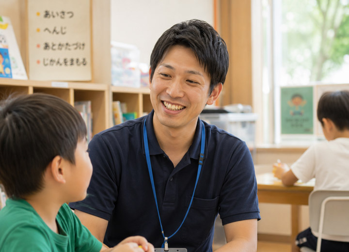 指導員スタッフの声 教員免許取得後に入社 社会福祉法人 立葵会 岐阜県瑞穂市「タチアオイの教室」