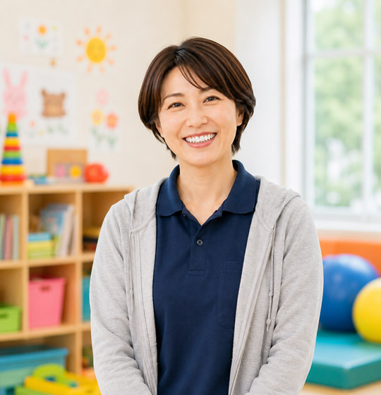 先輩インタビュー 指導員Cさん 転職を考えている方へ 社会福祉法人 立葵会 岐阜県瑞穂市「タチアオイの教室」