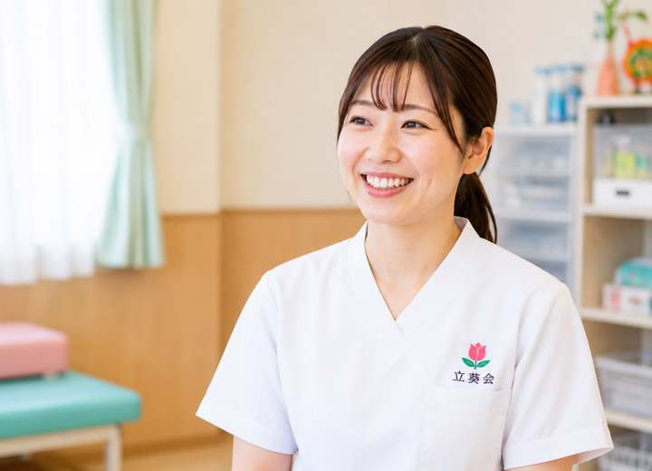 重症心身障がい児デイサービス　看護師メッセージ　社会福祉法人　立葵会　岐阜県瑞穂市「タチアオイの教室」