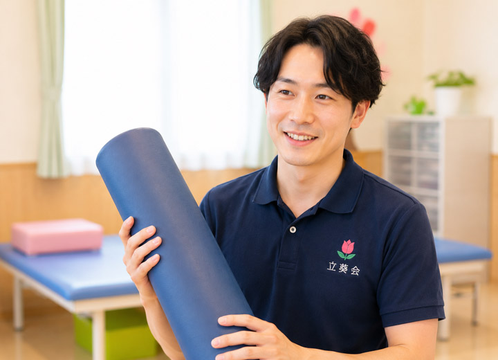重症心身障がい児デイサービス　理学療法士メッセージ　社会福祉法人　立葵会　岐阜県瑞穂市「タチアオイの教室」