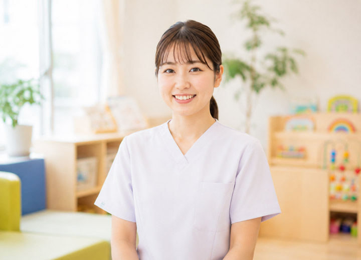看護師スタッフの声 小児科病棟より転職 社会福祉法人 立葵会 岐阜県瑞穂市「タチアオイの教室」