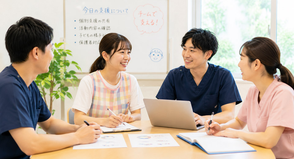 保育士 多職種チームでの連携 社会福祉法人 立葵会 岐阜県瑞穂市「タチアオイの教室」