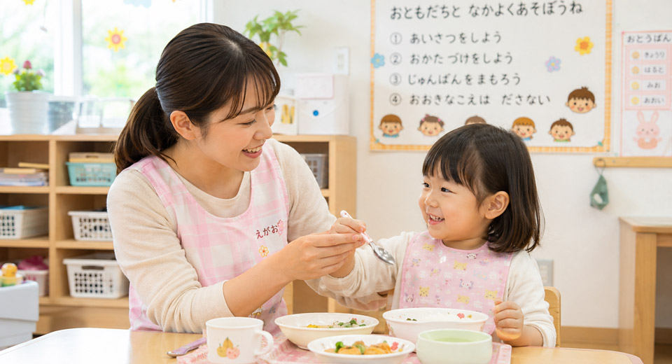 保育士 生活支援・食事・排泄 社会福祉法人 立葵会 岐阜県瑞穂市「タチアオイの教室」