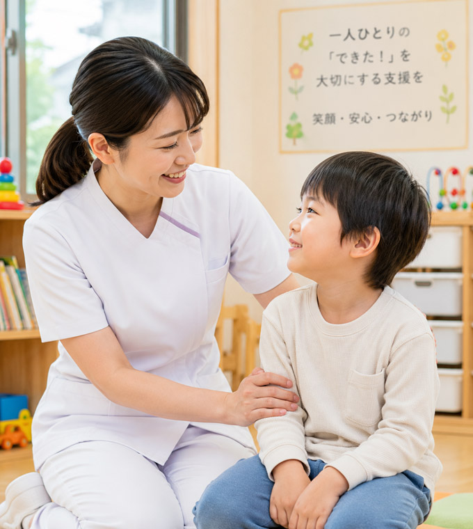 職種紹介　看護師　社会福祉法人　立葵会　岐阜県瑞穂市「タチアオイの教室」