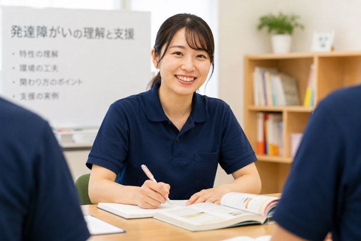 研修について、スタッフの声 指導員 児発管取得目指し研修中 社会福祉法人 立葵会 岐阜県瑞穂市「タチアオイの教室」