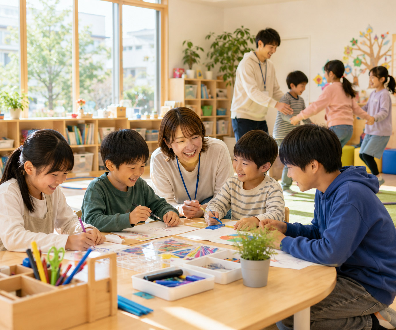 放課後等デイサービス　社会福祉法人　立葵会　岐阜県瑞穂市「タチアオイの教室」