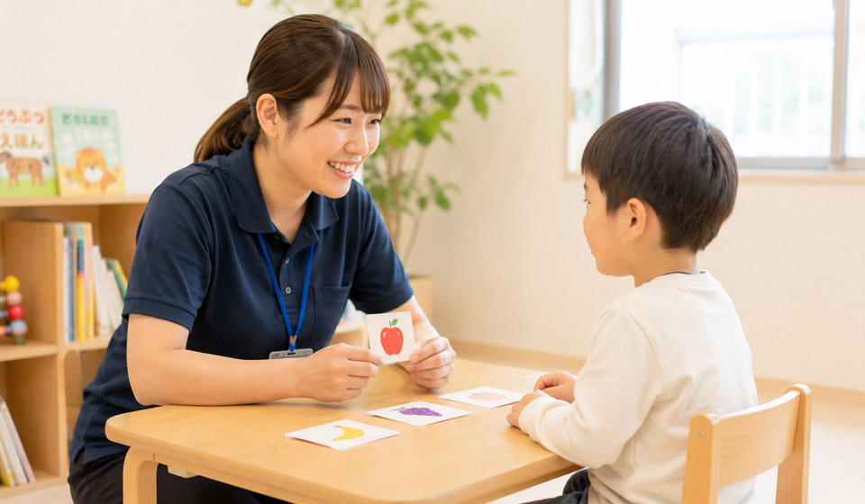 個別療育の場面