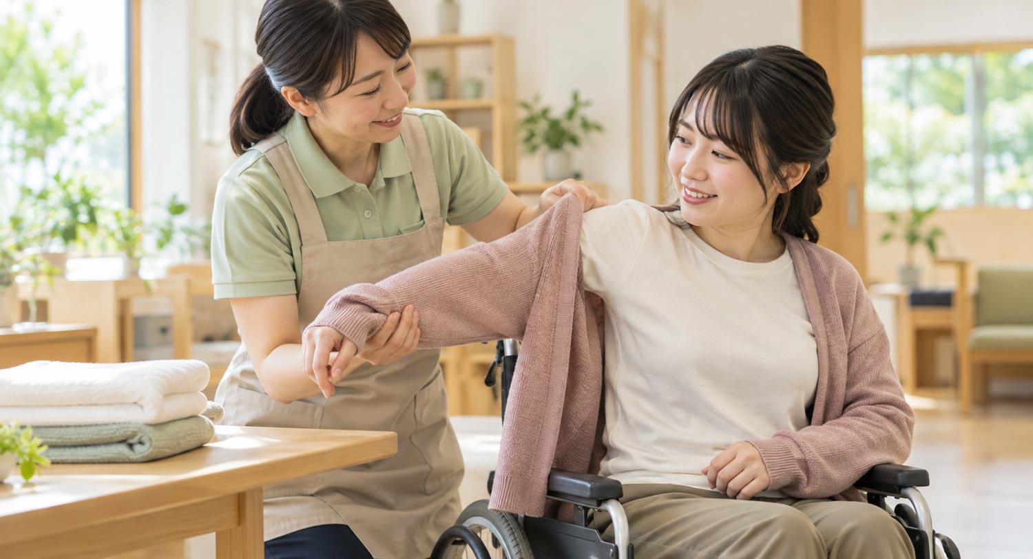 仕事内容 入浴・排せつ・身だしなみの介助 介護士 立葵の杜
