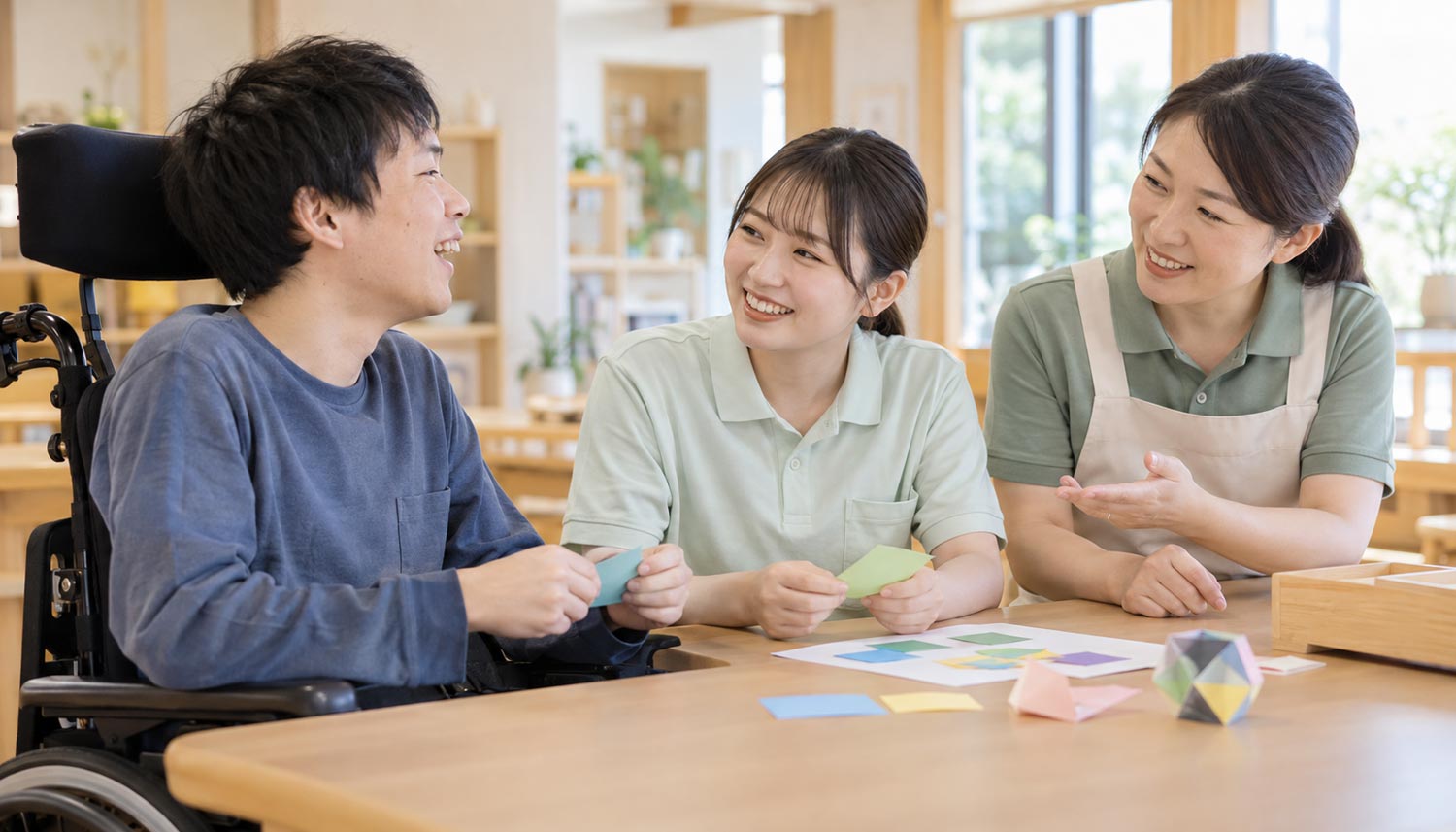介護の仕事が初めての方 介護士 立葵の杜