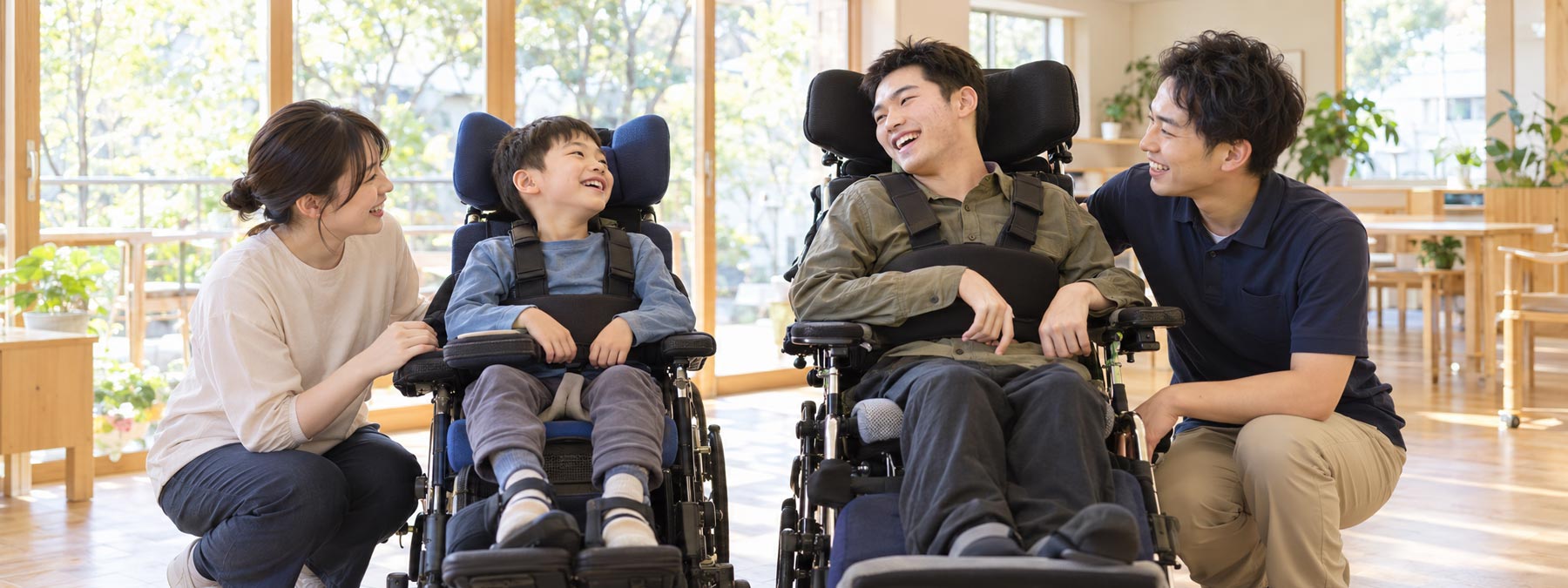多機能型のメリット　子どもから大人まで　立葵の杜