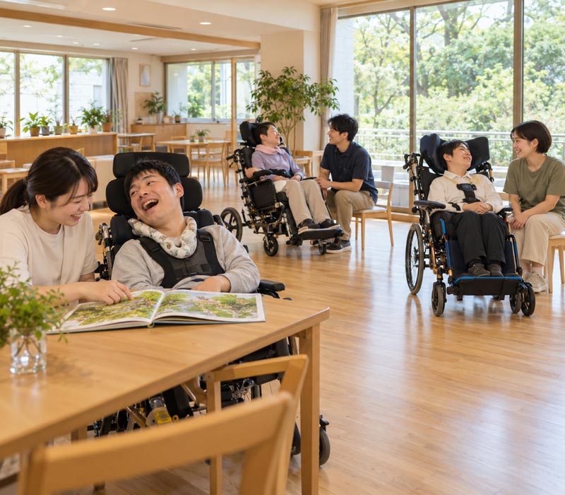 生活介護とは　立葵の杜　社会福祉法人　立葵会　岐阜県瑞穂市